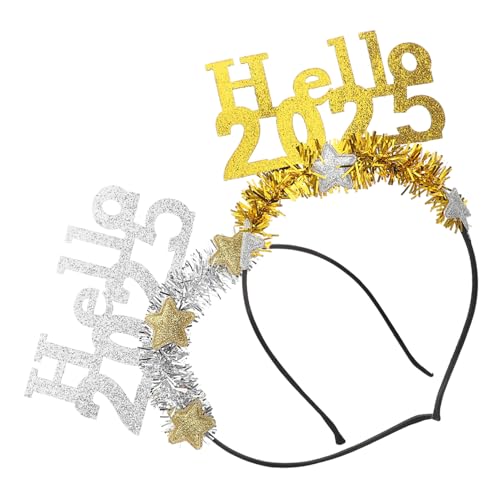 Outanaya 2 Stück Glitzerndes Year Headpiece Zahlen Haarreifen Damen Party Haaraccessoires Silvester Dekoration Modisch Vielseitig Stilvoll Outanaya 2 Stück Glitzerndes Year Headpiece Zahlen Haarreifen Damen Party Haaraccessoires Silvester Dekoration Modisch Vielseitig Stilvoll von Outanaya