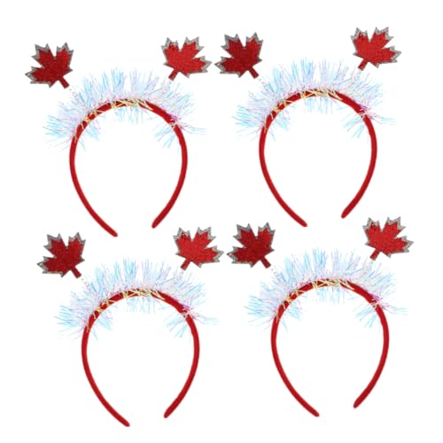 Outanaya 4 Stück Herbst-ahornblatt-stirnband, Thanksgiving-haarband, Herbstblätter Mit Lametta, Haar-accessoires Für, Erntedankfest-dekoration Outanaya 4 Stück Herbst-ahornblatt-stirnband, Thanksgiving-haarband, Herbstblätter Mit Lametta, Haar-accessoires Für, Erntedankfest-dekoration von Outanaya