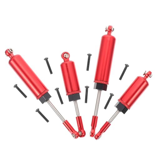Outanaya 4 Stück Teiliges Rc Auto Stoßdämpfer Vorne und Hinten Langlebiger Dämpfer für Wltoys Modelle Vibrationsreduzierend Robust und Verschleißfest Verbesserte Fahrstabilität von Outanaya