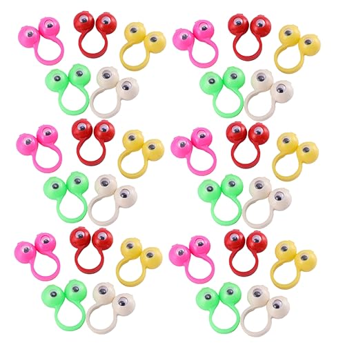 Outanaya 50 Stück Teiliges Lernspielzeug Fingerpuppen mit Bunten Augen Leichte Kunststoffringe Pädagogisch Fördert Farberkennung und Motorische Fähigkeiten Zufällige Designs Outanaya 50 Stück Teiliges Lernspielzeug Fingerpuppen mit Bunten Augen Leichte Kunststoffringe Pädagogisch Fördert Farberkennung und Motorische Fähigkeiten Zufällige Designs von Outanaya