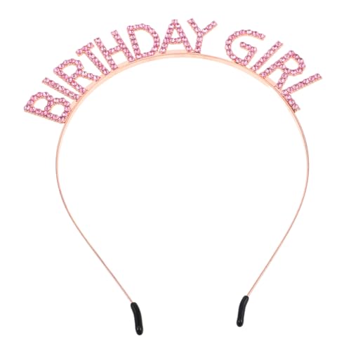Outanaya Mädchen Geburtstag Krone Strass Tiara Haarschmuck für Prinzessinnenpartys Leichtes und Stirnband Geeignet für Altersgruppen Accessoire für Besondere Anlässe von Outanaya