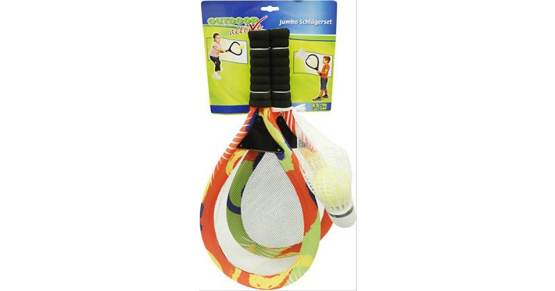 OUTDOOR active Jumbo-Schläger Set Neon mit Bällen, Länge 67 cm bunt von myToys COLLECTION