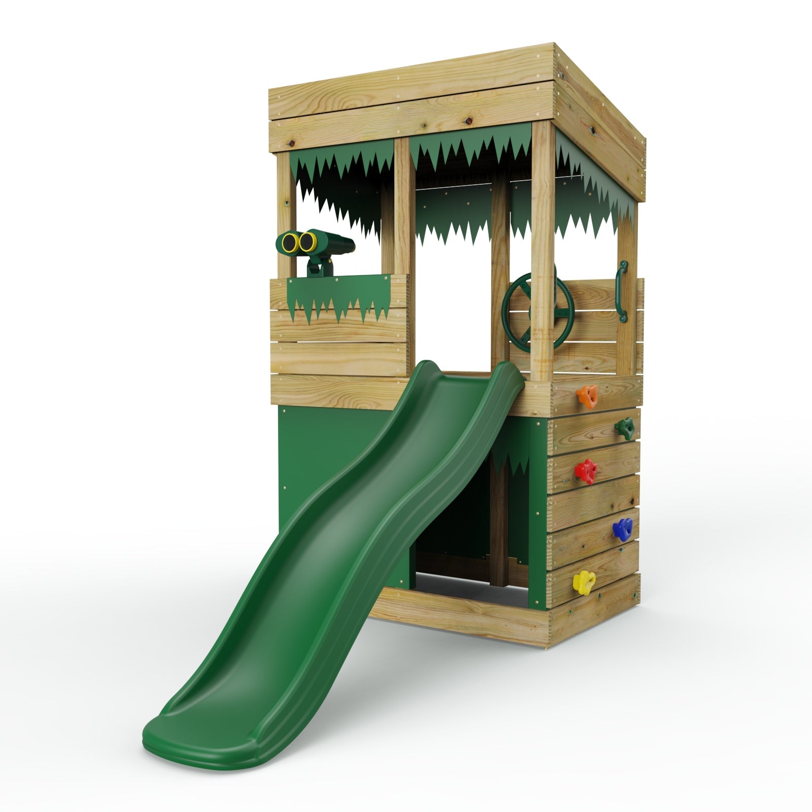 OutdoorToys Standard Kletterturm mit Höhlen- und Abenteuerset von OutdoorToys