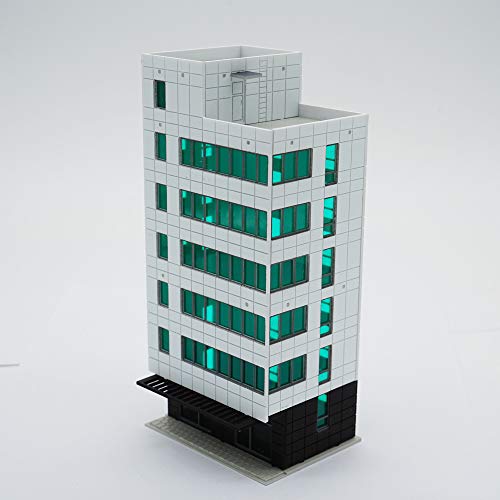 Outland Models Bahn-Bahn-Büros, bunt, modernes Stadtgebäude, großes Büro N Maßstab von Outland Models