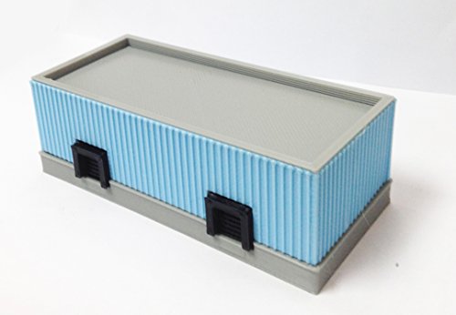 Outland Models Bahnbahn-Layout Lager/Güterstation (blau) Maßstab N von Outland Models