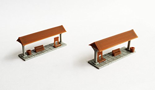 Outland Models Bahnbahn-Layout kleiner Bahnhof Passagierplattform x2 N Maßstab Outland Models Bahnbahn-Layout kleiner Bahnhof Passagierplattform x2 N Maßstab von Outland Models