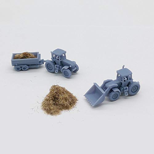 Outland Models Eisenbahn Landschaft Traktor Set mit Stroh Z Maßstab 1:220 von Outland Models