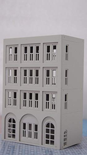 Outland Models Eisenbahn Modernes Stadtgebäude 4-stöckiges Haus/Shop N Maßstab 1:160 von Outland Models