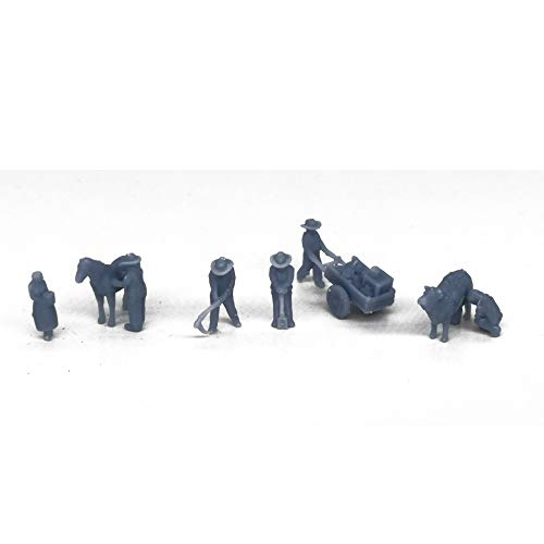 Outland Models Eisenbahnlandschaft Landbauer Bauernfiguren-Set Z Gauge 1:220 von Outland Models