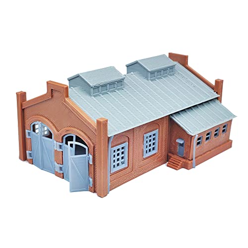 Outland Models Eisenbahnlandschaft Lokschuppen/Maschinenhaus (2-Stall) 1:160 Spur N von Outland Models