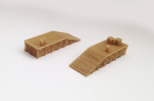 Outland Models Loading Dock Train Railroad Wooden Style x2w Goods Z Scale 1:220 Outland Models Loading Dock Train Railroad Wooden Style x2w Goods Z Scale 1:220 von Outland Models