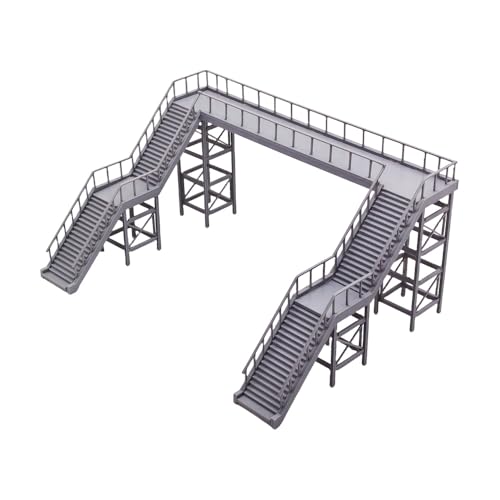 Outland Models Miniatur-Fußgängerbrücke Standard (2 Treppen) im Maßstab 1:87 HO von Outland Models