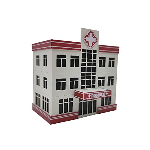 Outland Models Miniatur Kleines Krankenhaus-/Klinikgebäude der Stadt 1:64 Spur S Outland Models Miniatur Kleines Krankenhaus-/Klinikgebäude der Stadt 1:64 Spur S von Outland Models