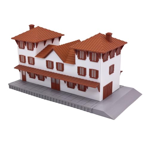 Outland Models Miniaturen Classic Style Two-Tower Bahnhof 1:87 HO von Outland Models