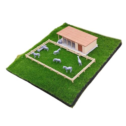 Outland Models Miniaturen Kleiner Landstall mit Pferden und Gras, 1:64 S Gauge Outland Models Miniaturen Kleiner Landstall mit Pferden und Gras, 1:64 S Gauge von Outland Models