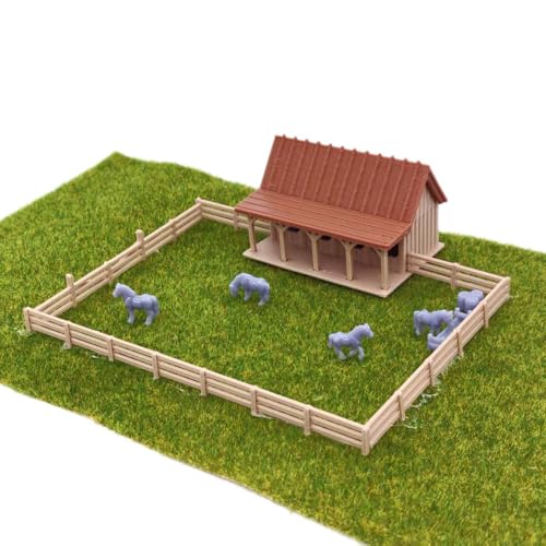 Outland Models Miniaturen Kleiner Landstall mit Pferden und Gras 1:160 N Gauge Outland Models Miniaturen Kleiner Landstall mit Pferden und Gras 1:160 N Gauge von Outland Models