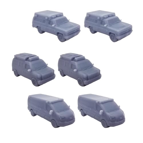 Outland Models Miniatures Emergency Medic Ambulance Mixed Set 1:160 N Spur von Outland Models