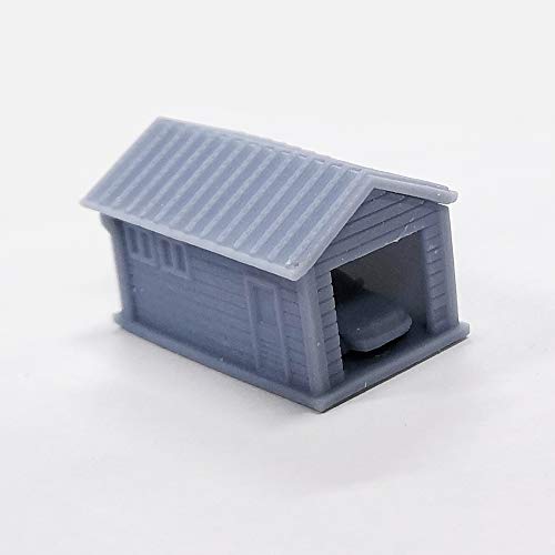 Outland Models Modelleisenbahn Einzelgarage mit Auto 1:160 Gauge N von Outland Models