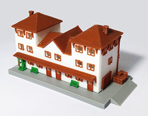 Outland Models Modelleisenbahn Miniatur Mittel Bahnhof Spur N 1:160 von Outland Models