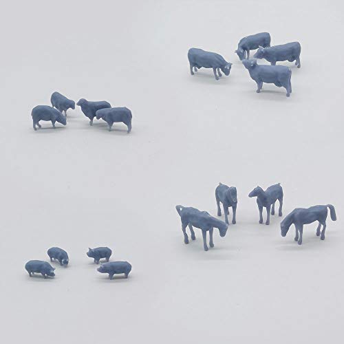 Outland Models Modelleisenbahn Pferd Schaf Kuh Schwein Bauernhoftier Set HO Maßstab 1:87 Outland Models Modelleisenbahn Pferd Schaf Kuh Schwein Bauernhoftier Set HO Maßstab 1:87 von Outland Models