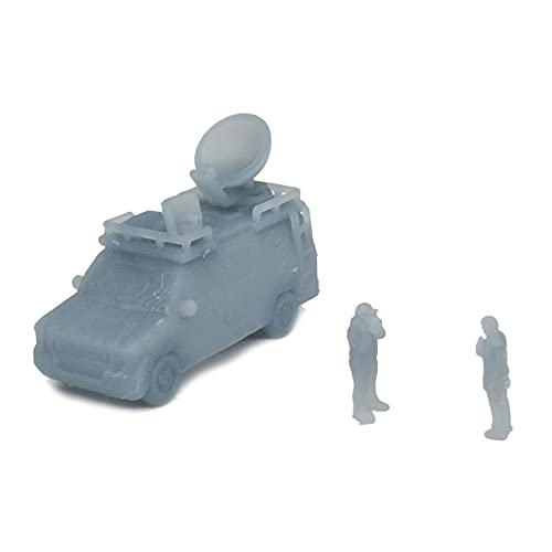 Outland Models Railroad Scenery News Broadcast Van w Figuren 1:220 Z Scale Outland Models Railroad Scenery News Broadcast Van w Figuren 1:220 Z Scale von Outland Models