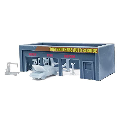 Outland Models Railway Scenery Auto Service Shop & Zubehör Maßstab 1:220 Z von Outland Models