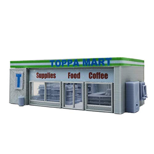 Outland Models Railway Scenery Convenience Store & Zubehör im Maßstab 1:87 HO von Outland Models