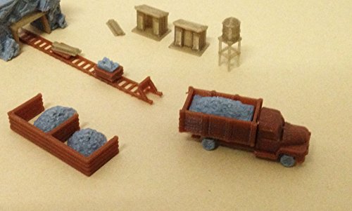 Outland Models Zug Eisenbahn Erzbergbau Zubehör:Cart Truck Shanty.. N Spur von Outland Models
