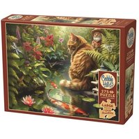 COBBLE HILL PUZZLES - Koi-Katze 275 Teile COBBLE HILL PUZZLES - Koi-Katze 275 Teile von Outset Media Corp