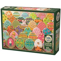 COBBLE HILL PUZZLES - Ostereier Plätzchen 1000 Teile COBBLE HILL PUZZLES - Ostereier Plätzchen 1000 Teile von Outset Media Corp