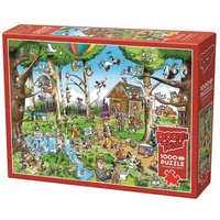 COBBLE HILL PUZZLES - Verrückte Vogelwarte 1000 Teile COBBLE HILL PUZZLES - Verrückte Vogelwarte 1000 Teile von Outset Media Corp
