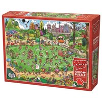 COBBLE HILL PUZZLES - Verrückter Fussballplatz 1000 Teile COBBLE HILL PUZZLES - Verrückter Fussballplatz 1000 Teile von Outset Media Corp