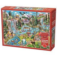 COBBLE HILL PUZZLES - Verrückter Wasserfall 1000 Teile COBBLE HILL PUZZLES - Verrückter Wasserfall 1000 Teile von Outset Media Corp