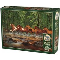 COBBLE HILL PUZZLES - Wildpferde im Fluss 1000 Teile COBBLE HILL PUZZLES - Wildpferde im Fluss 1000 Teile von Outset Media Corp