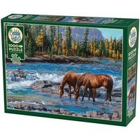 Cobble Hill Pferde im Wildwasser 1000 Teile Cobble Hill Pferde im Wildwasser 1000 Teile von Outset Media Corp
