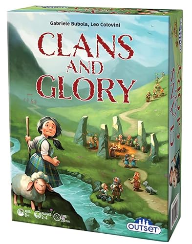 Outset Media Clans and Glory Strategie-Kartenspiel | Für 2 bis 4 Spieler | 20 Minuten Spielzeit Outset Media Clans and Glory Strategie-Kartenspiel | Für 2 bis 4 Spieler | 20 Minuten Spielzeit von Outset Media