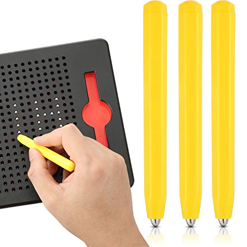 Outus 3 Stücke Ersatzstift Magnetischer Zeichenstift Magnet Ersatz Stifte für Magnetisches Zeichenbrett Magnapad A bis Z und Nummern 0 bis 9, Gelb Outus 3 Stücke Ersatzstift Magnetischer Zeichenstift Magnet Ersatz Stifte für Magnetisches Zeichenbrett Magnapad A bis Z und Nummern 0 bis 9, Gelb von Outus