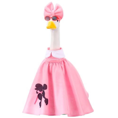 Outus Pudelgans-Outfits, lustiger Pudelrock für Veranda, Gans, 58,4 cm, Urlaub, Rasen, Gänse, Tuch für Vintage 50er Jahre, Frühling, Hof, Garten, Sommer, Outdoor-Dekoration Outus Pudelgans-Outfits, lustiger Pudelrock für Veranda, Gans, 58,4 cm, Urlaub, Rasen, Gänse, Tuch für Vintage 50er Jahre, Frühling, Hof, Garten, Sommer, Outdoor-Dekoration von Outus