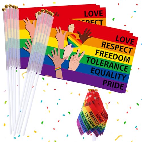 Outus Regenbogen-Flaggen, Gay-Pride-Stick-Flaggen, Dekorationen, 30 Stück, kleine Mini-Handflaggen für Irland, Irland, internationale, afrikanische Feste, Paraden, Feiern, Partygeschenke, Zubehör für Outus Regenbogen-Flaggen, Gay-Pride-Stick-Flaggen, Dekorationen, 30 Stück, kleine Mini-Handflaggen für Irland, Irland, internationale, afrikanische Feste, Paraden, Feiern, Partygeschenke, Zubehör für von Outus