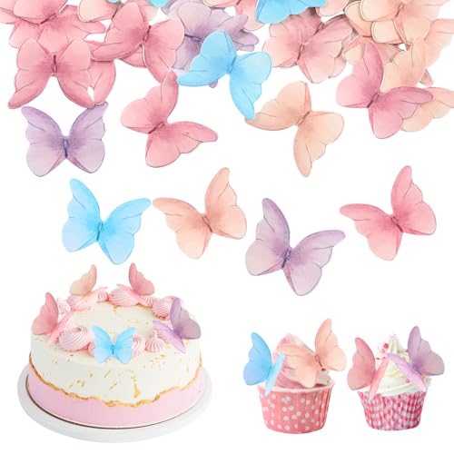 48 Stück Schmetterling Tortendeko Essbar, Essbare Schmetterlinge für Torte, Esspapier Tortendeko,Essbare Cupcake Toppers,Kuchen Deko Mädchen für Hochzeiten, Geburtstage, Partys(Bunter) 48 Stück Schmetterling Tortendeko Essbar, Essbare Schmetterlinge für Torte, Esspapier Tortendeko,Essbare Cupcake Toppers,Kuchen Deko Mädchen für Hochzeiten, Geburtstage, Partys(Bunter) von Ouxayapl