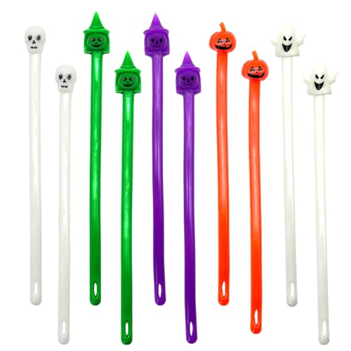 Ovanda 10 Stück Halloween Elastische Seilnudeln, Weiches Gummi,Halloween TPR Armbänder mit Gespenster Kürbissen Hexen,für Erwachsene Stressabbau,Halloweens Dekompressionsspielzeug,Deko Kinderspielzeug Ovanda 10 Stück Halloween Elastische Seilnudeln, Weiches Gummi,Halloween TPR Armbänder mit Gespenster Kürbissen Hexen,für Erwachsene Stressabbau,Halloweens Dekompressionsspielzeug,Deko Kinderspielzeug von Ovanda