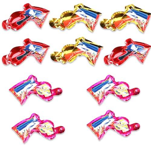 Ovanda 10 Stück Konfettikanone, Konfetti Pistolen Set, Konfetti Shooter, Party Popper, Konfettipistole, Feuerwerkspistolen, Biologisch Abbaubare Konfettibombe, Confetti Kanone, Confetti Cannon shooter Ovanda 10 Stück Konfettikanone, Konfetti Pistolen Set, Konfetti Shooter, Party Popper, Konfettipistole, Feuerwerkspistolen, Biologisch Abbaubare Konfettibombe, Confetti Kanone, Confetti Cannon shooter von Ovanda