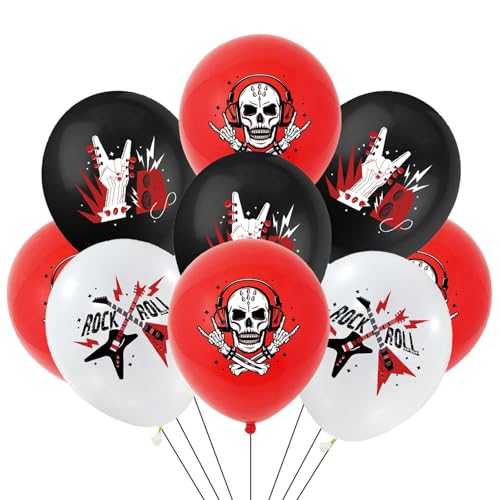 Ovanda 18 Stück Disco Party Deko Ballons, Disco Ballons, für Rock'n'Roll Themenparty Deko Deko, Disco Mottoparty Geburtstag Partys, Geburtstag Party Karneval Dekos, Happy Birthday Ballon Musikfeste von Ovanda
