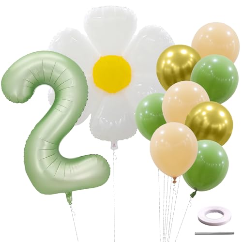 Ovanda 2. Geburtstag Mädchen, Gänseblümchen Deko Geburtstagsdeko 2 Jahr, Grün Folienballon 2, Geburtstagsdeko 2, Luftballons geburtstag 2, 2. Geburtstag Junge, Kinder Geburtstagsfeier Digital Ballon Ovanda 2. Geburtstag Mädchen, Gänseblümchen Deko Geburtstagsdeko 2 Jahr, Grün Folienballon 2, Geburtstagsdeko 2, Luftballons geburtstag 2, 2. Geburtstag Junge, Kinder Geburtstagsfeier Digital Ballon von Ovanda