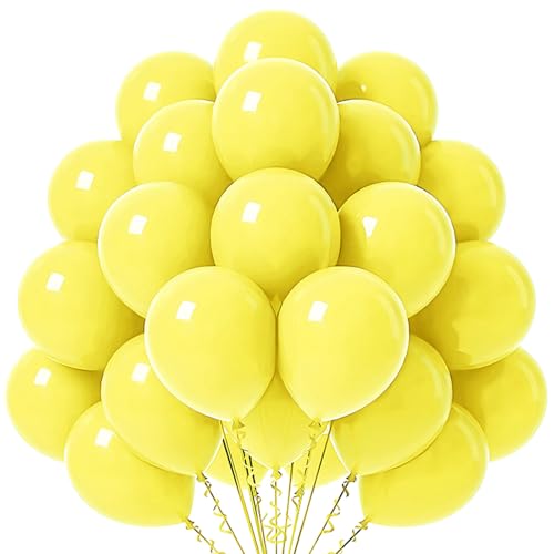 Ovanda 50 Stück 12 Zoll Gelbes Ballon, Luftballons Gelb, fürBabyparty, Verlobung, Geschlecht Offenbaren, Girlande & Ballon Bogen Party Deko, Luftballon Gelb, Luftballons Geburtstag, Helium Luftballons Ovanda 50 Stück 12 Zoll Gelbes Ballon, Luftballons Gelb, fürBabyparty, Verlobung, Geschlecht Offenbaren, Girlande & Ballon Bogen Party Deko, Luftballon Gelb, Luftballons Geburtstag, Helium Luftballons von Ovanda