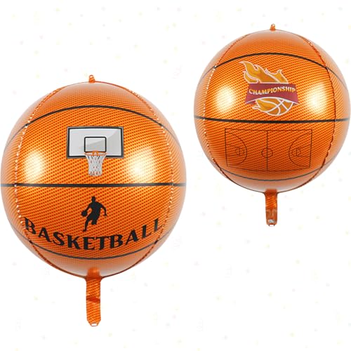 Ovanda Basketball Deko, 2 Stück Riesen Luftballons 55 CM Basketball Luftballons, Championship Basketbälle Folienballon Helium Ballons, Geburtstag Basketballs Geschenke für Jungs Ovanda Basketball Deko, 2 Stück Riesen Luftballons 55 CM Basketball Luftballons, Championship Basketbälle Folienballon Helium Ballons, Geburtstag Basketballs Geschenke für Jungs von Ovanda