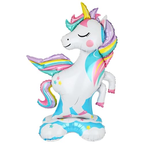 Ovanda Einhorn Luftballon XXL, Einhorn Folienballon Geburtstagsdeko, Luftballon Geburtstagsdeko Mädchen, 3D Riesenballon Einhorn, Kindergeburtstag Deko Rosa,Kindergeburtstag Party Ballon Deko Ovanda Einhorn Luftballon XXL, Einhorn Folienballon Geburtstagsdeko, Luftballon Geburtstagsdeko Mädchen, 3D Riesenballon Einhorn, Kindergeburtstag Deko Rosa,Kindergeburtstag Party Ballon Deko von Ovanda