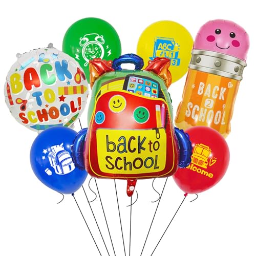 Ovanda Einschulung Deko 7 PCS Luftballons, Deko Einschulung Mädchen 2025, Einschulung Junge Deko, Schulkind Deko, Schulanfang Deko Luftballon Helium Schuleinführung Schulstart Kinder, Schulkind 2025 Ovanda Einschulung Deko 7 PCS Luftballons, Deko Einschulung Mädchen 2025, Einschulung Junge Deko, Schulkind Deko, Schulanfang Deko Luftballon Helium Schuleinführung Schulstart Kinder, Schulkind 2025 von Ovanda