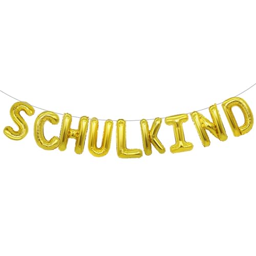 Ovanda Einschulung Deko Luftballon Girlande Gold, Schulanfang Deko Einschulung Junge Mädchen, Schulkind Deko Gold 2025, Luftballons Einschulung, Endlich Schulkind, Schulkind 2025 Schulkind Girlande Ovanda Einschulung Deko Luftballon Girlande Gold, Schulanfang Deko Einschulung Junge Mädchen, Schulkind Deko Gold 2025, Luftballons Einschulung, Endlich Schulkind, Schulkind 2025 Schulkind Girlande von Ovanda