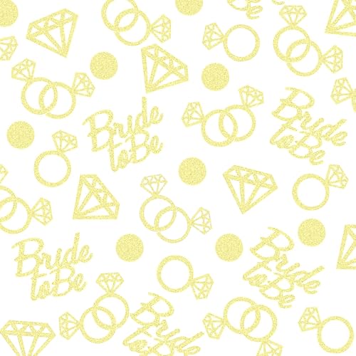 Ovanda Glitzer Konfetti Bride To Be Deko, 100 Stück Bride To Be Deko Accessoires Gold, Junggesellenabschied Frauen Deko, Jga Accessoires Frauen, Braut Party Deko, Jga Tischdeko Frau Ovanda Glitzer Konfetti Bride To Be Deko, 100 Stück Bride To Be Deko Accessoires Gold, Junggesellenabschied Frauen Deko, Jga Accessoires Frauen, Braut Party Deko, Jga Tischdeko Frau von Ovanda